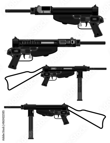Argentine Old Vintage Submachineguns