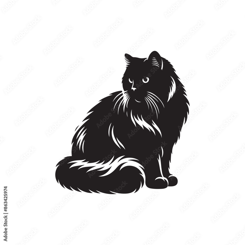 Set of black cats looking out the window. Collection of cartoon cats peeking of the corner. Funny peeking pets. Playful kitten. Vector illustration on white background. Set of black cats looking out the window. Collection of cartoon cats peeking of the corner. Funny peeking pets. Playful kitten. Vector illustration on white background.