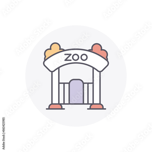 Zoo Vector Icon