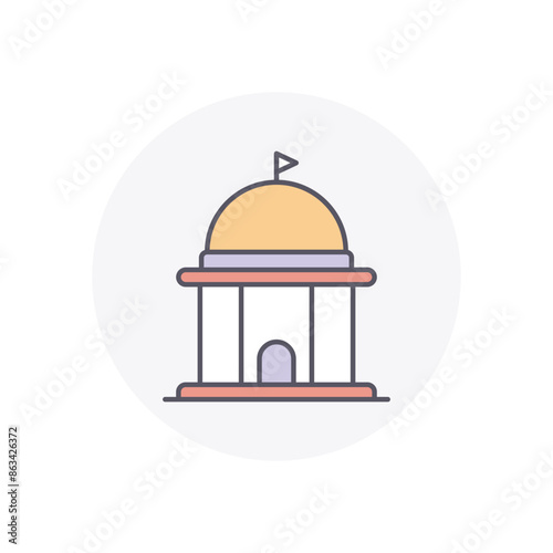 City Hall Vector Icon