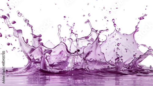 Splash on transparent background