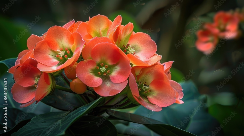 Crown of Thorns Euphorbia milii Exotic Flower Crown of Thorns Euphorbia milii Exotic Flower
