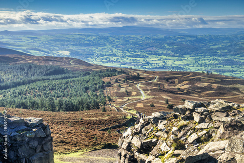 A Welsh Country Path (Moel Famau Country Walk in North wales, UK.)
