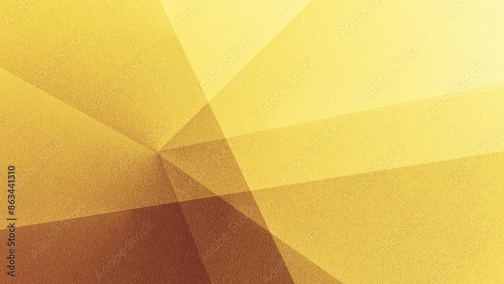 Brown mustard orange gold golden yellow beige white abstract background. Geometric shape. Line stripe corner triangle. Color gradient. Noise grain. Premium. Design.
