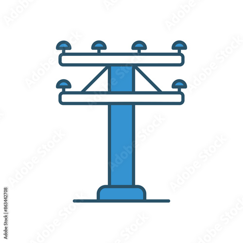 Electric Pole Vector Icon