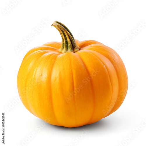 Wallpaper Mural A pumpkin with stem on a white background Torontodigital.ca