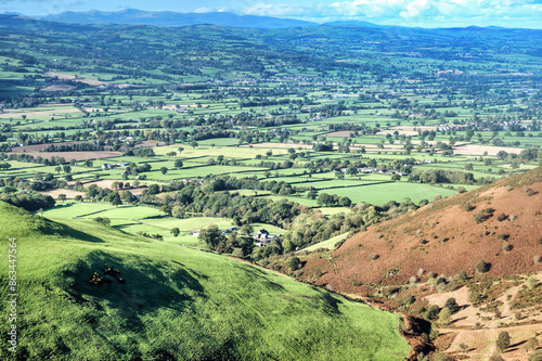 The Welsh Countryside (Moel Famau Country Walk in North wales, UK.)
 photo