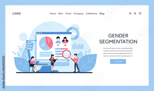 Analytical scene with professionals assessing consumer demographics, behaviors, and preferences