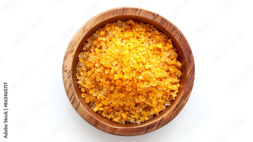 A top view of Curry isolated white background, studio light for focused advertising A top view of Curry isolated white background, studio light for focused advertising