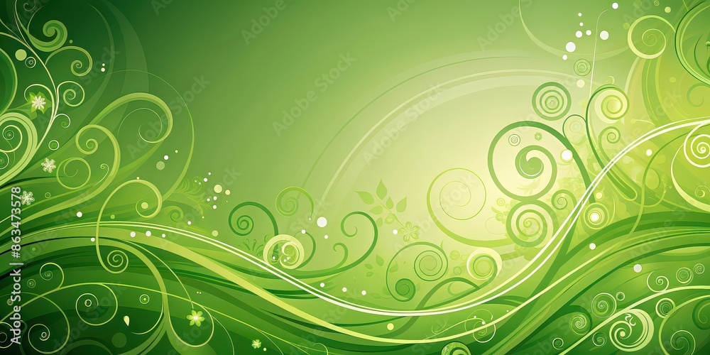 Green abstract background with swirls and gradients , green, abstract, background, design, texture, pattern, artistic, vibrant Green abstract background with swirls and gradients , green, abstract, background, design, texture, pattern, artistic, vibrant