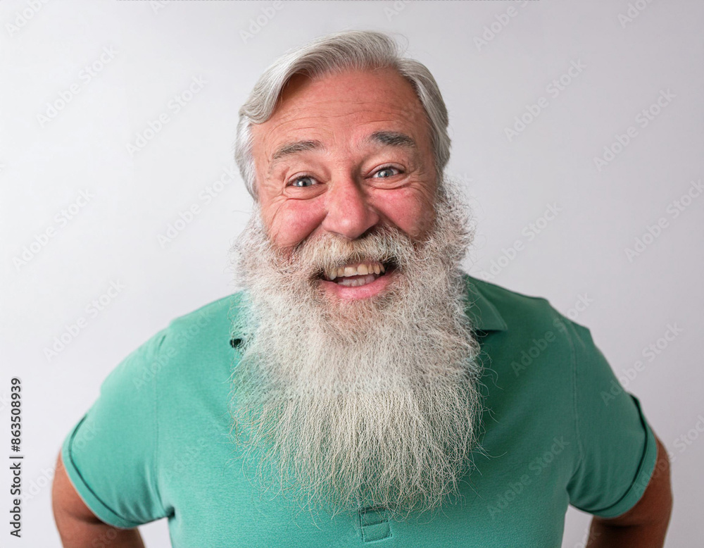 Studio Portrait of Handsome Senior Man