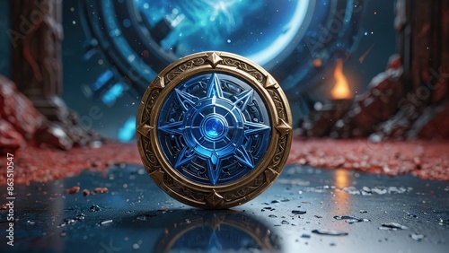 Wallpaper Mural Mystical Compass. Torontodigital.ca