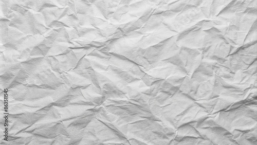 High-resolution close-up of a clean, crisp, and smooth white paper texture background with subtle wrinkles and faint grid lines, ideal for graphic design.