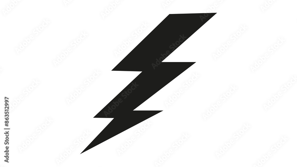lightning bolt isolated on white lightning bolt isolated on white