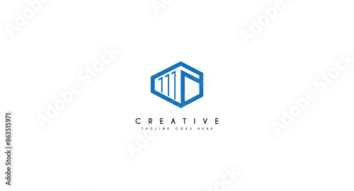 Storage container logo design vector illustration.