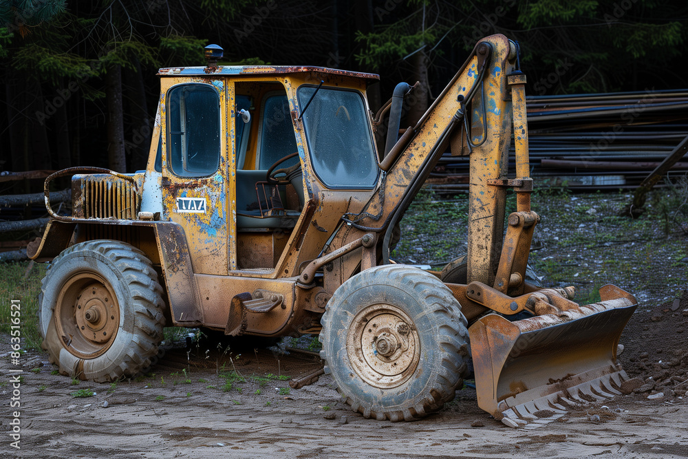 Construction Flexibility: Violet Evening with Versatile Backhoe Construction Flexibility: Violet Evening with Versatile Backhoe