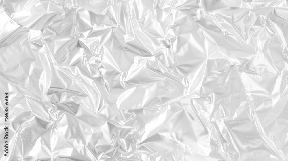 wavy crumpled transparent plastic, background texture wavy crumpled transparent plastic, background texture