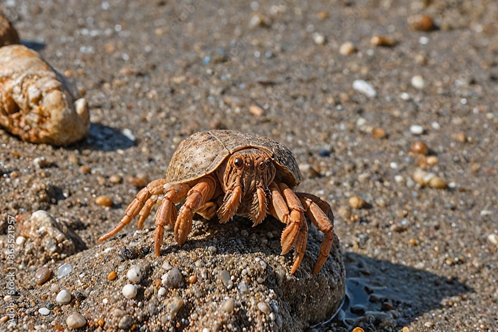 hermit crab on the beach