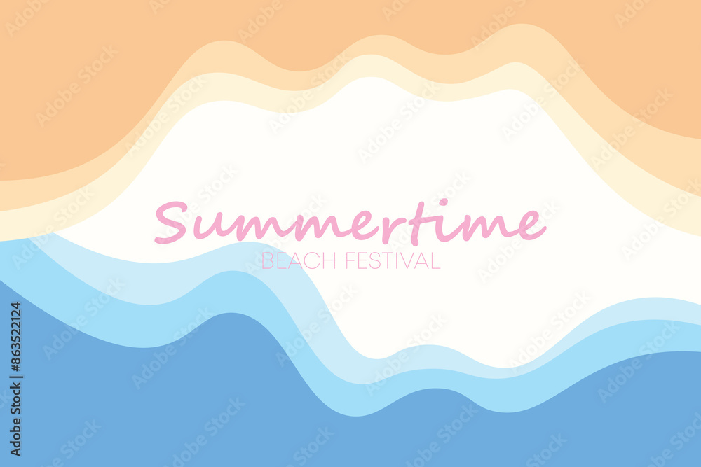 wavy summer illustration background, suitable for wallpaper, banners, flyers wavy summer illustration background, suitable for wallpaper, banners, flyers