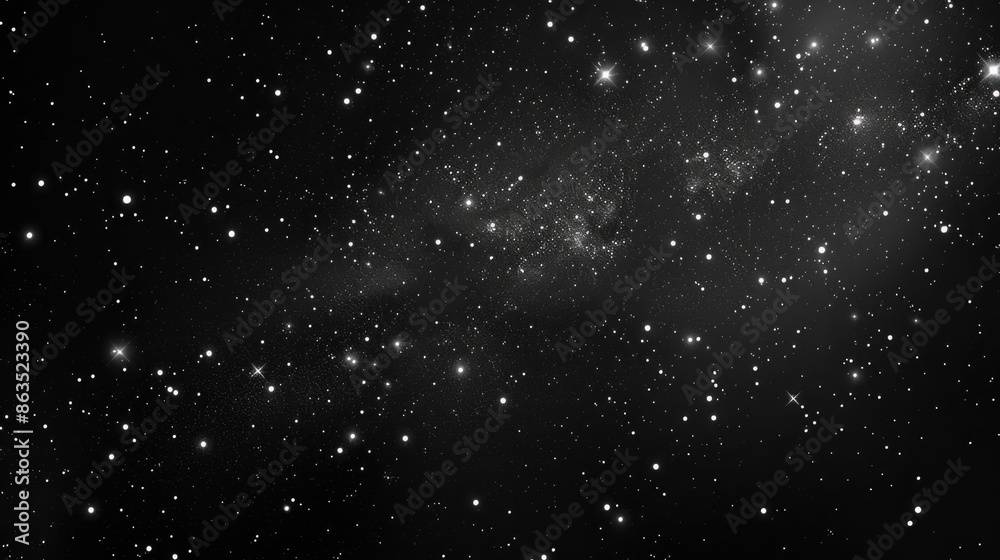 Fototapeta premium Night sky filled with stars