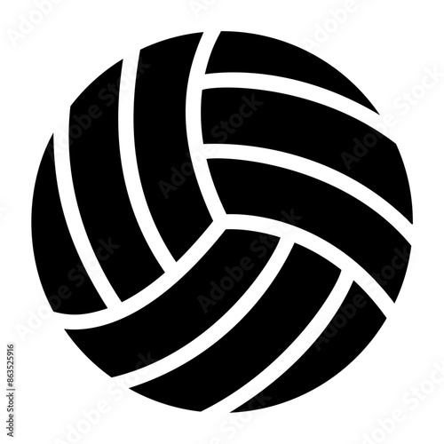 volleyball glyph icon