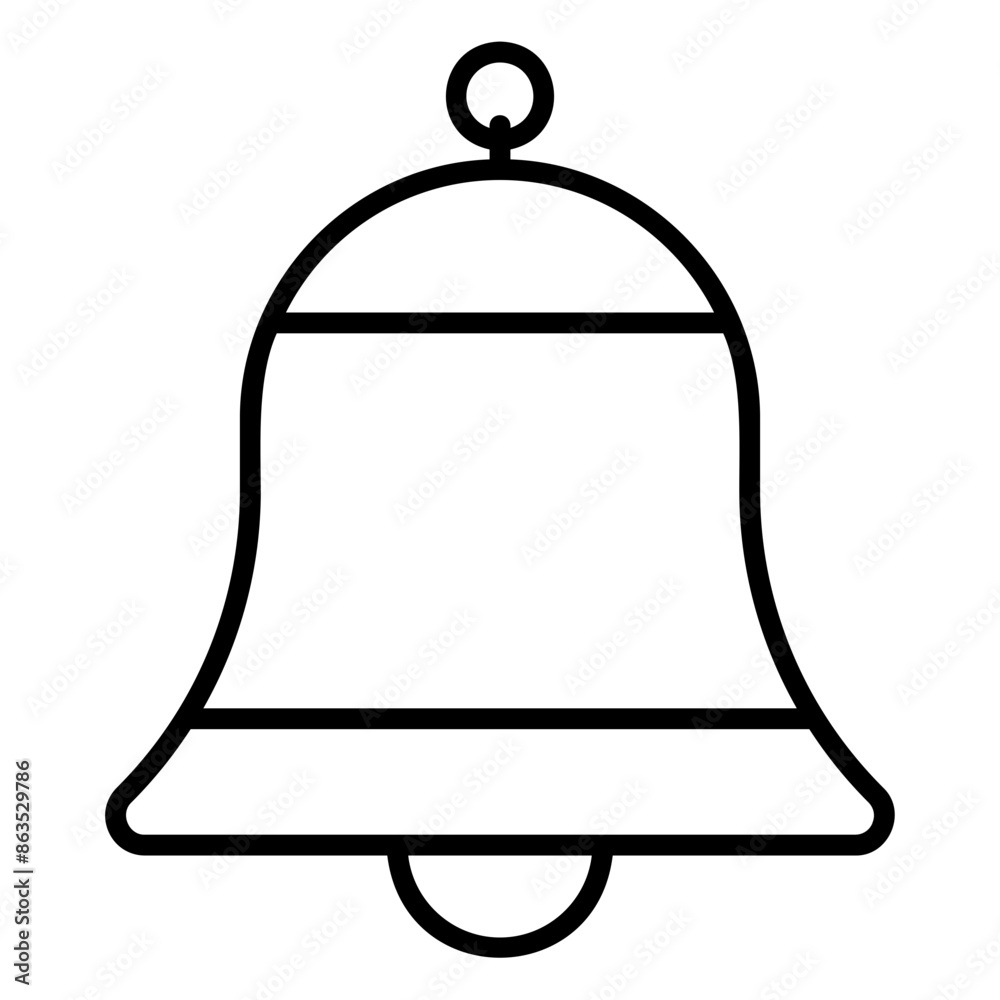 Bell icon for alarm and notification Bell icon for alarm and notification