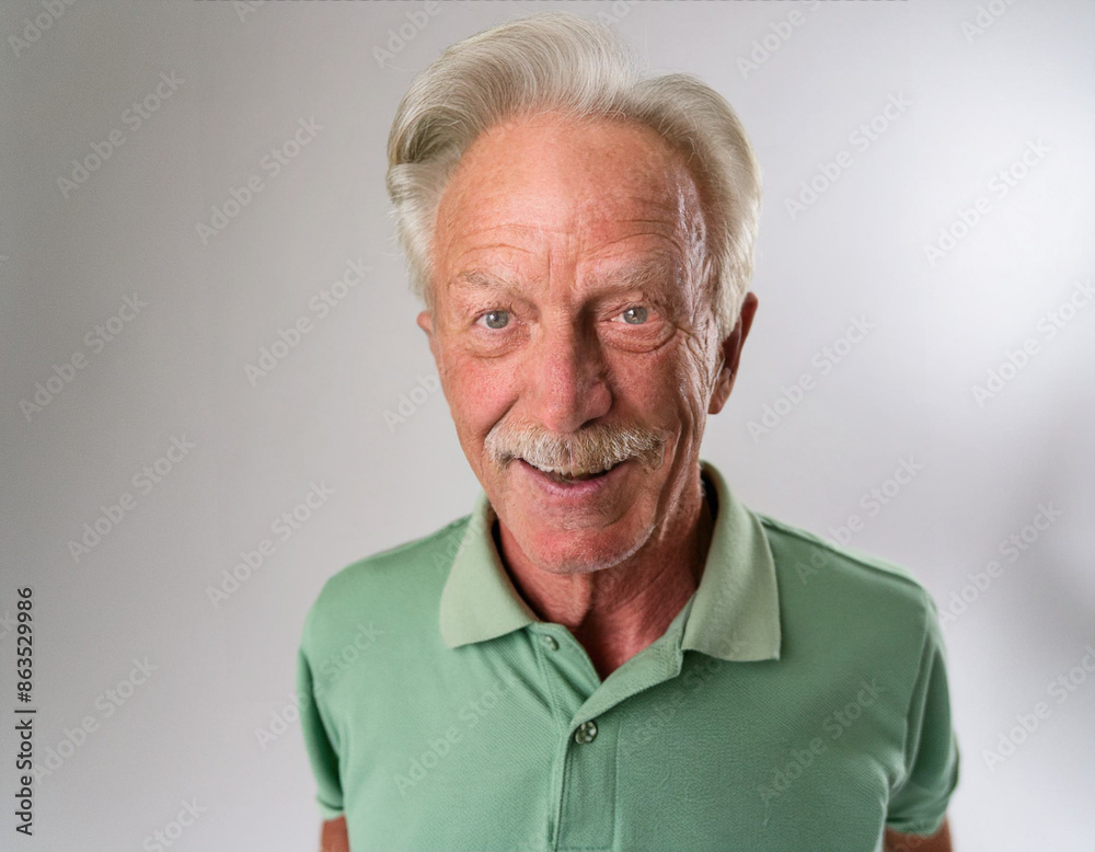 Studio Portrait of Handsome Senior Man Studio Portrait of Handsome Senior Man