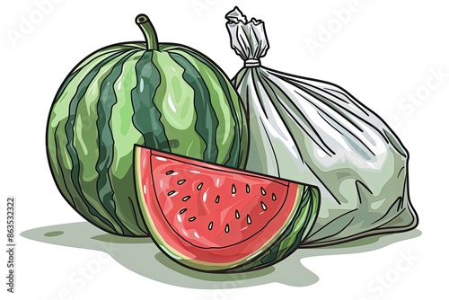 a watermelon bag 