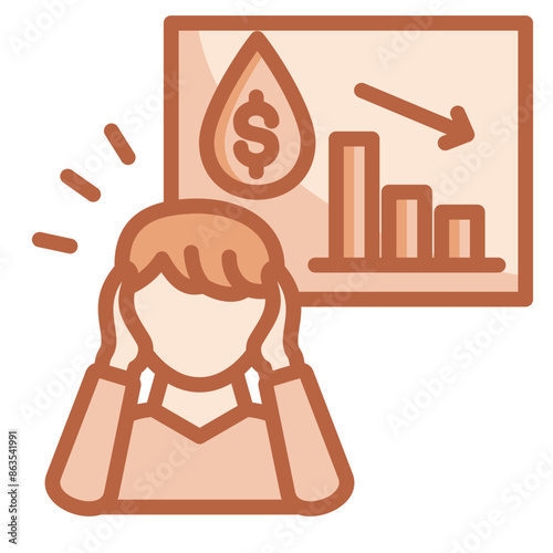 Liquidity Stress Icon