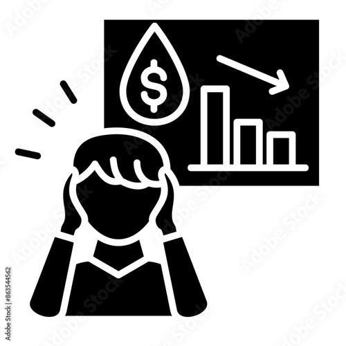Liquidity Stress Icon