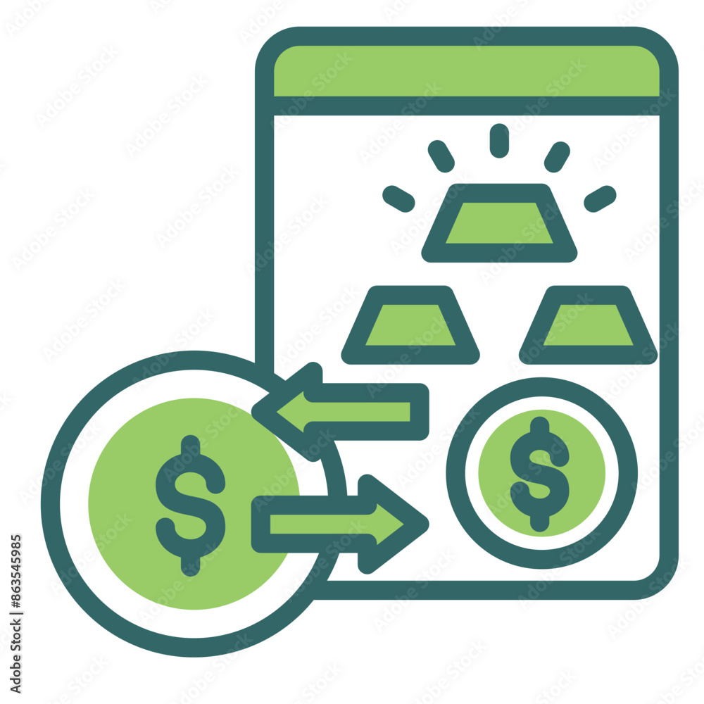 Cash Equivalent Icon Cash Equivalent Icon
