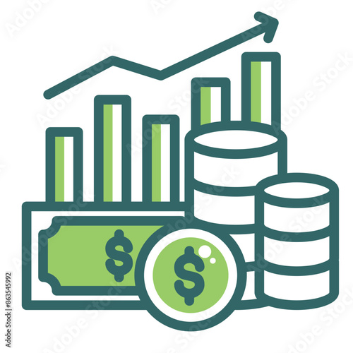 Cash Flow Forecasting Icon