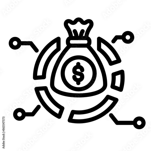 Assets Allocation Icon