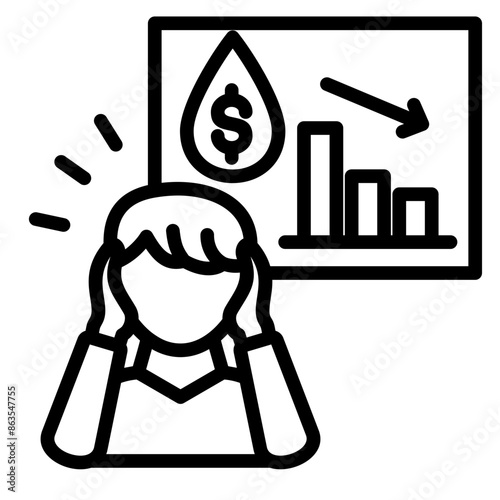 Liquidity Stress Icon