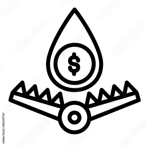 Liquidity Trap Icon