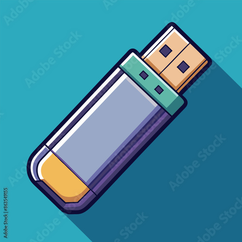 USB symbol Web-based isometric depiction of a USB vector icon
