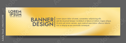 Make your designs stand out with this smooth  yellow mesh wave blur banner, suitable for promotional banners and presentation graphics