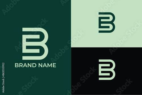 initial letter B minimal abstract vector, letter C B lineart logo, letter C M chain link infinity logo, logomark