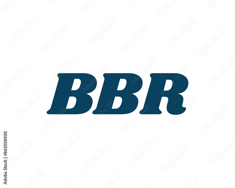 BBR logo design vector template BBR logo design vector template