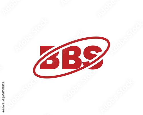 BBS logo design vector template