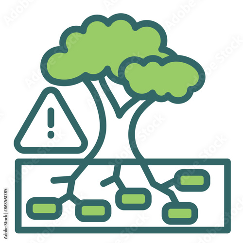 Root Cause Tree Icon
