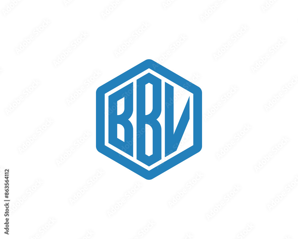 BBV logo design vector template BBV logo design vector template