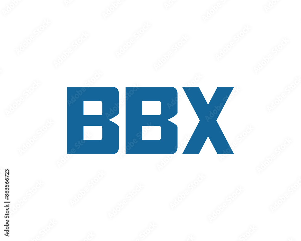 BBX logo design vector template BBX logo design vector template