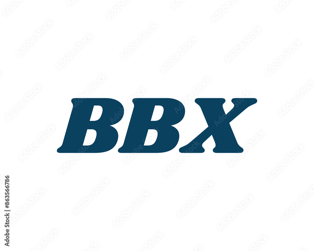 BBX logo design vector template BBX logo design vector template