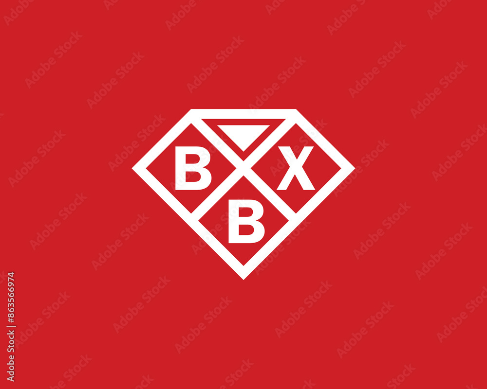 BBX logo design vector template BBX logo design vector template