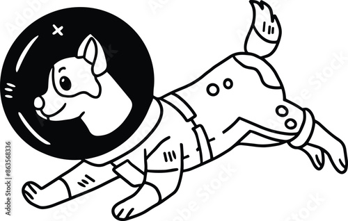 Dog clip art preview