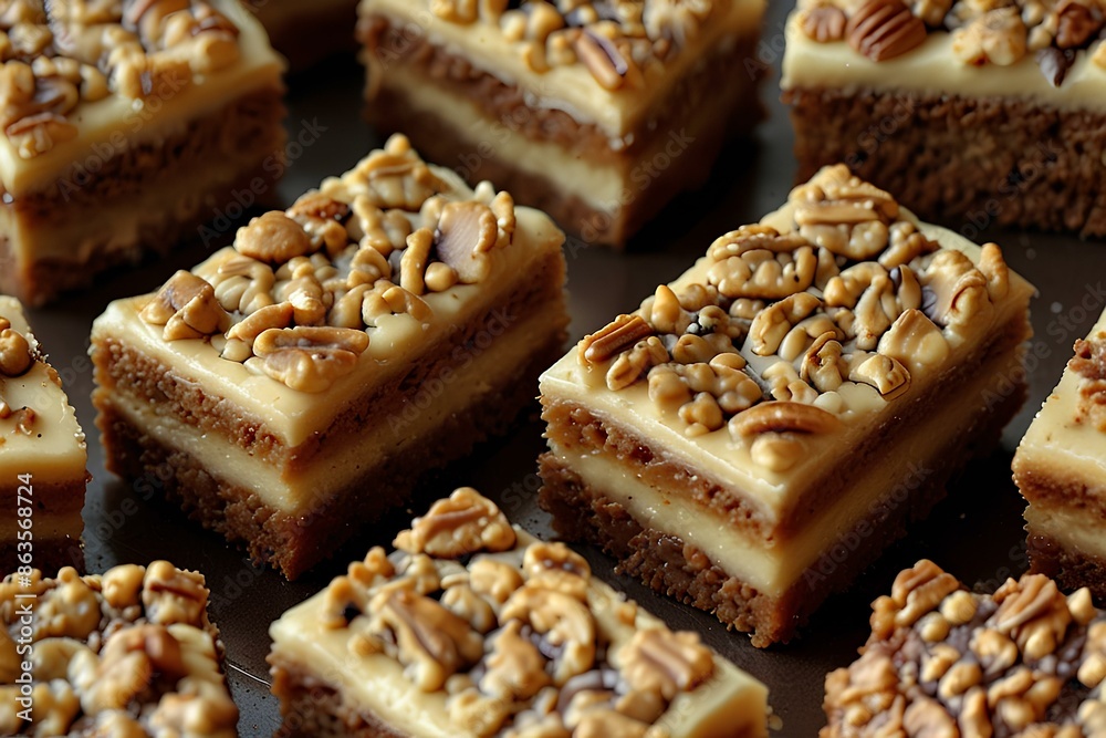Maple walnut  cake 