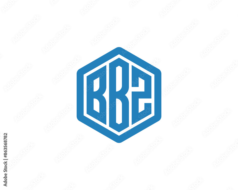 BBZ logo design vector template BBZ logo design vector template
