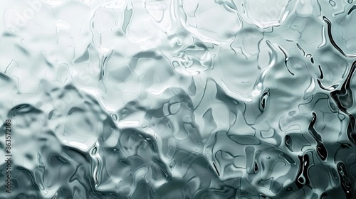 Frosted glass pattern obscured clarity