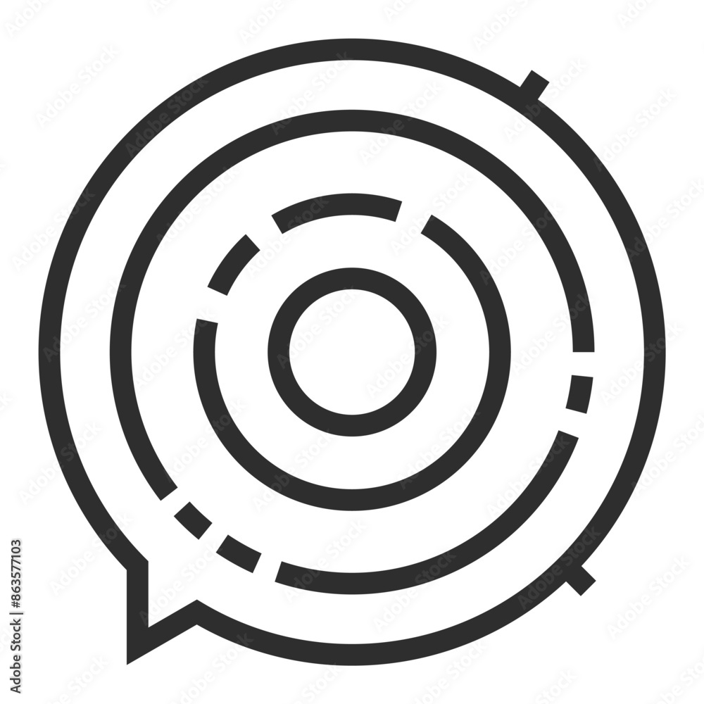 Speaker editable stroke outline icon isolated on white background flat vector illustration Speaker editable stroke outline icon isolated on white background flat vector illustration